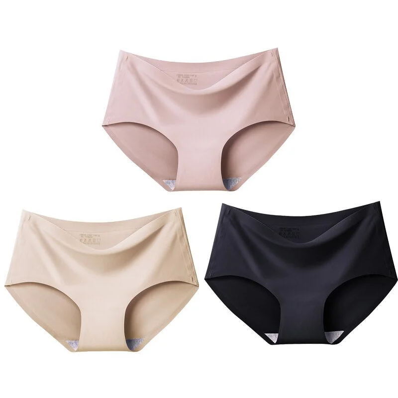 Meet'r 3Pcs/lot Seamless Panty Set Underwear Female Comfort Intimates Female Low-Rise Briefs G String Lingerie Drop Shipping