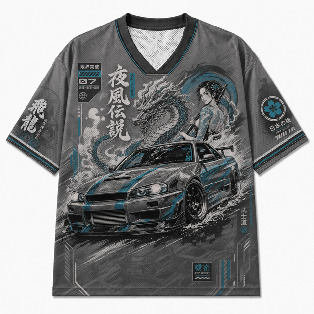 Techwear JDM Moto 19 Short Sleeve Jersey