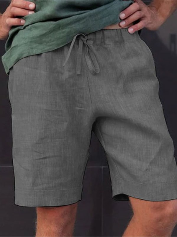 elastic waist work shorts