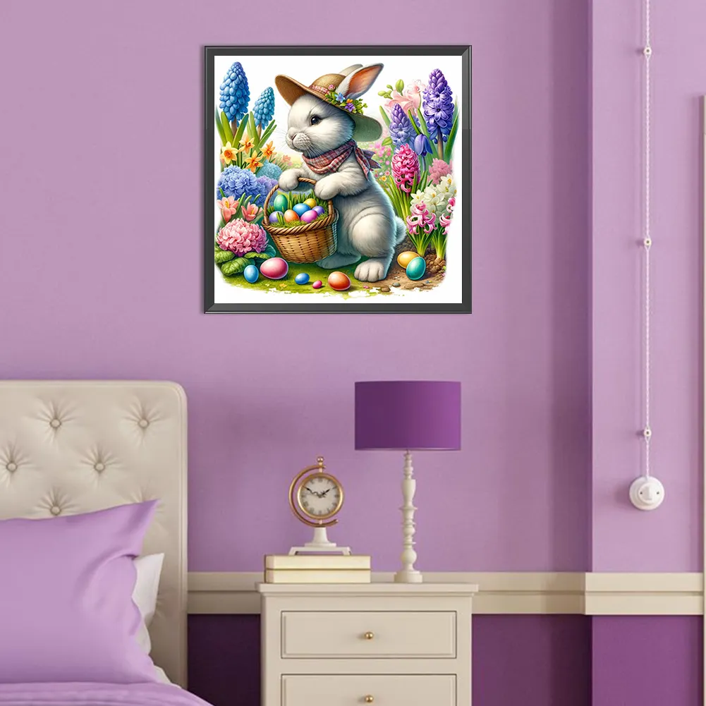 Diamond Painting - Full Square Drill - Easter Rabbit(Canvas|35*35cm)