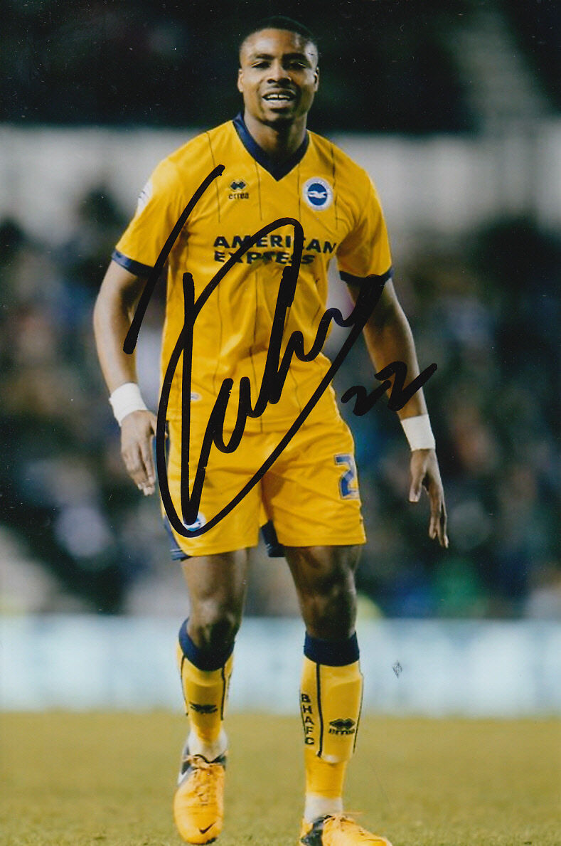 BRIGHTON HAND SIGNED JONATHAN OBIKA 6X4 Photo Poster painting 1.