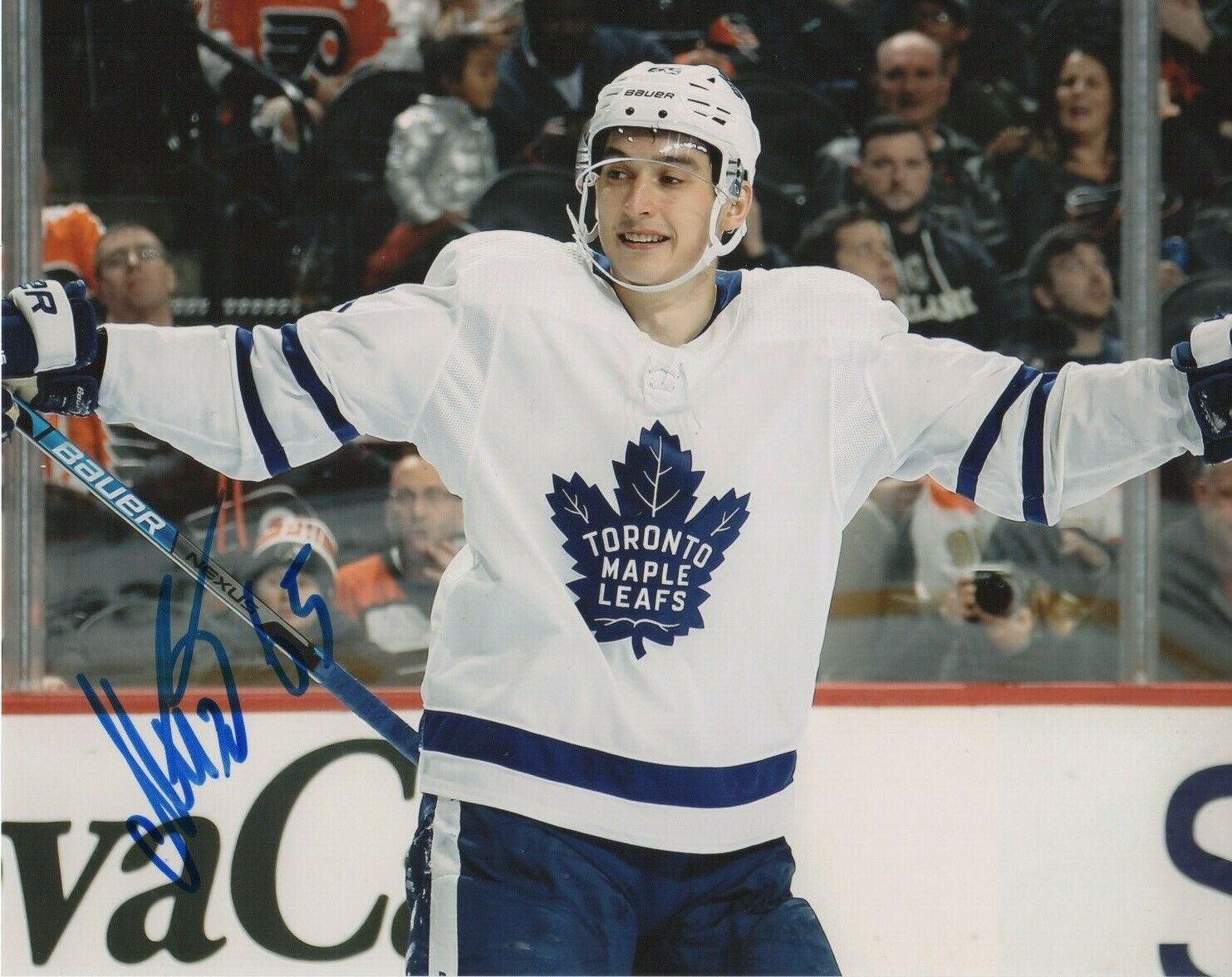 Toronto Maple Leafs Ilya Mikheyev Signed Autographed 8x10 NHL Photo Poster painting COA #7