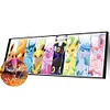 Pokemon evolution-plein diamant rond peinture-100 * 40cm-grande taille