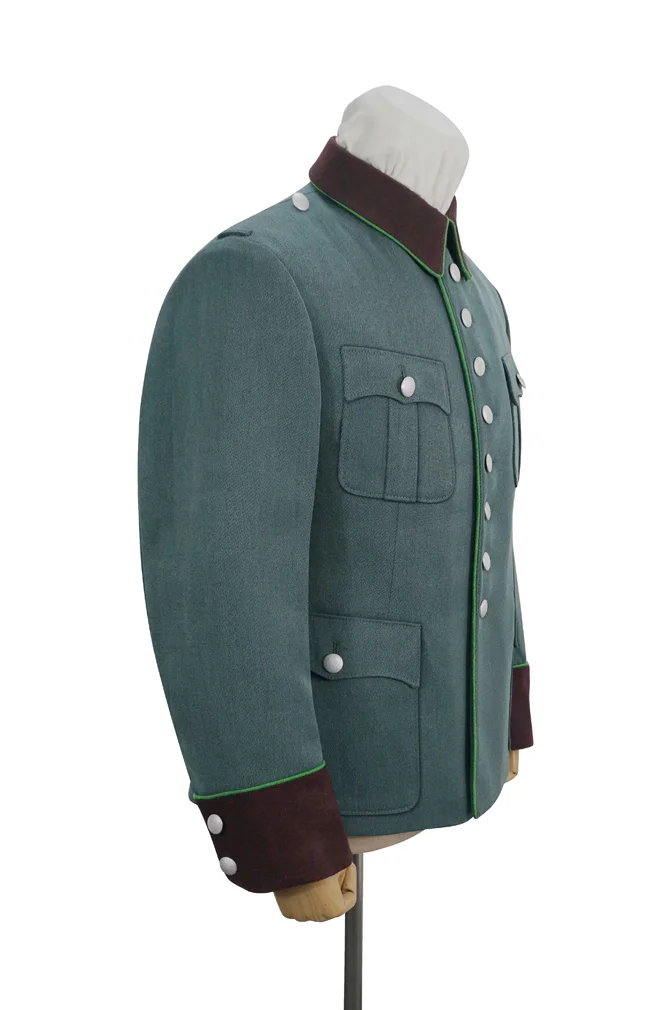   Polizei German Gabardine Service Waffenrock Tunic Short Cut German-Uniform