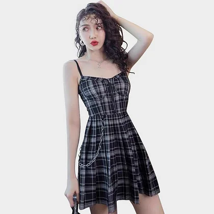 halter babydoll dress Babydoll Dress Black – ATTIRE THE STUDIO main image 1