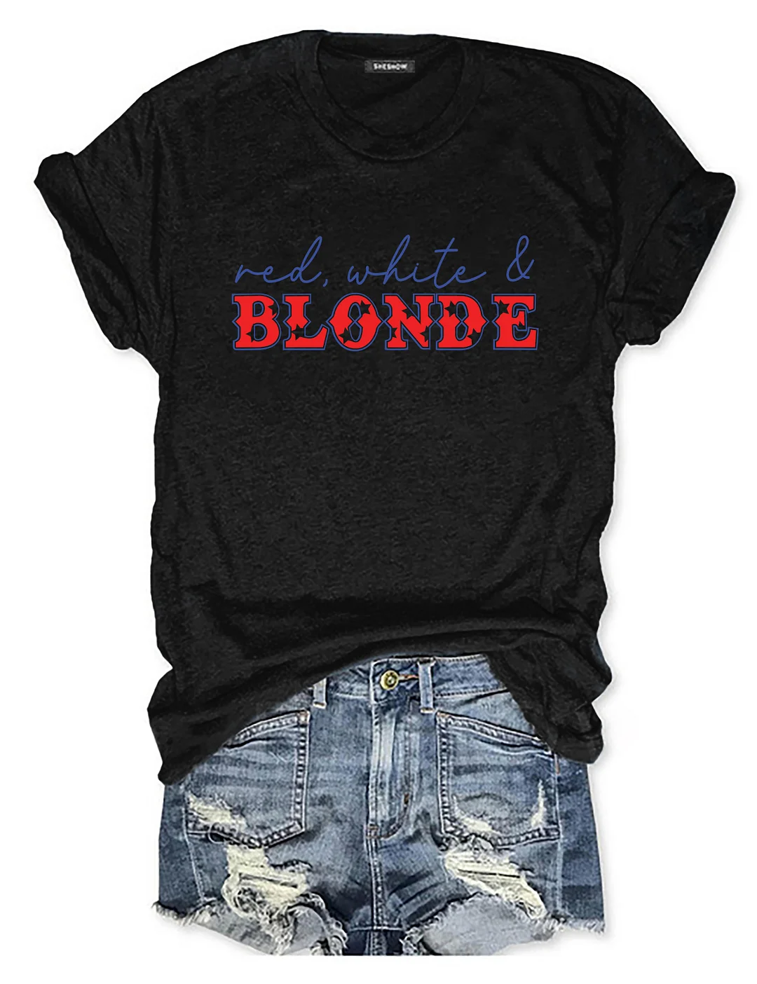 Red White And Blonde T-Shirt