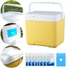15L Camping Cooler Box Insulated Ice Chest Portable Ice Bucket for Outdoor Use