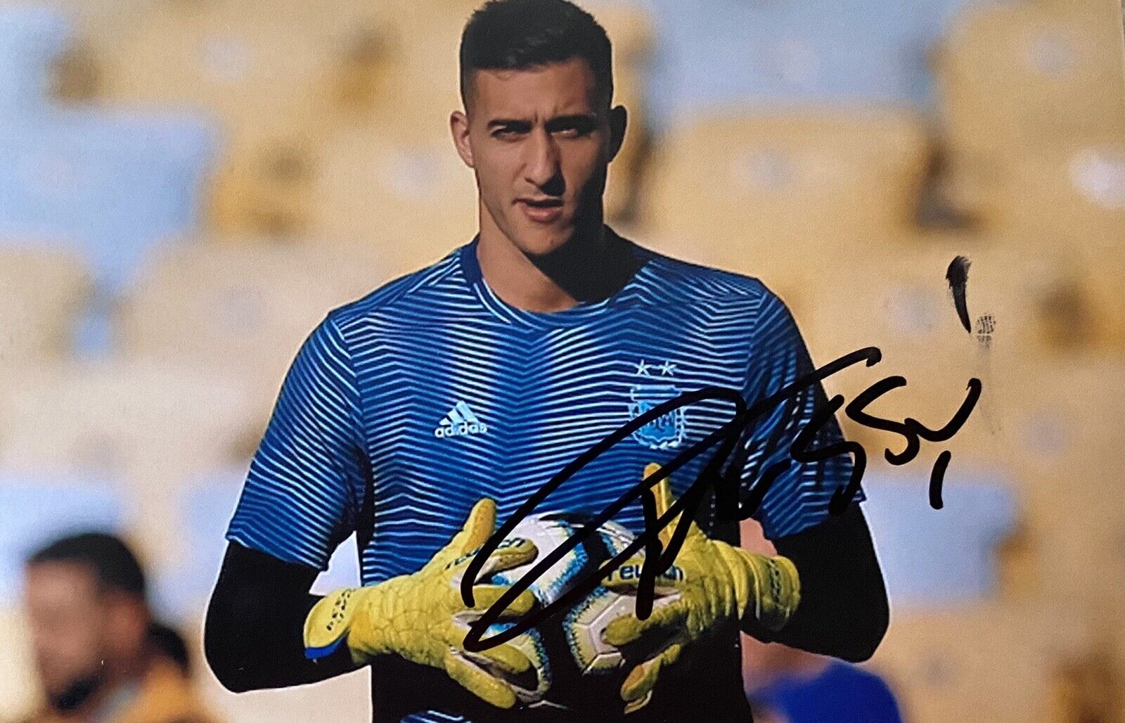 Juan Musso Hand Signed Argentina 6X4 Photo Poster painting