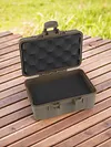 12.4x8cm  Storage Box Shock Absorption Tool Box for Outdoor Tool Storage