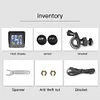 Solar Motorcycle Tire Pressure Monitoring Alarm System with 2 Sensors