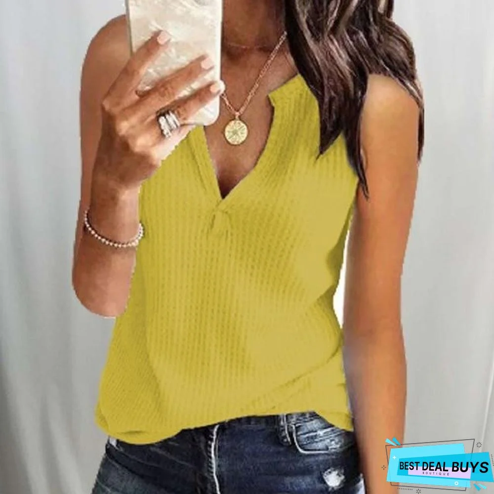 Women Sexy Deep V-Neck Knitted Cold Shoulder Solid Blouse Shirts Tops