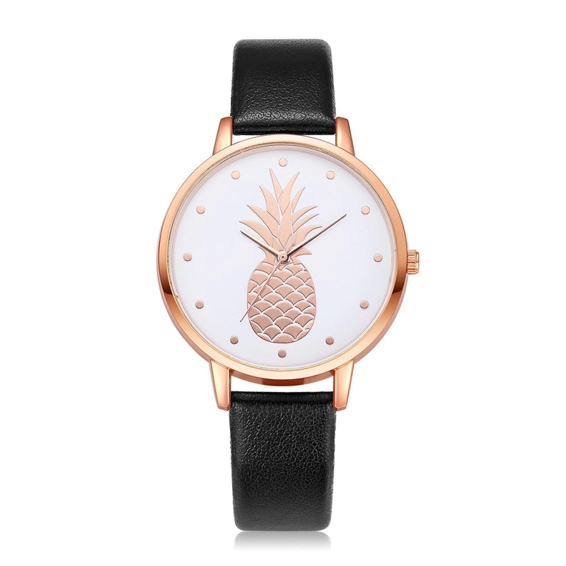 Minimalist Pineapple Buckle Quartz Women’s Watches