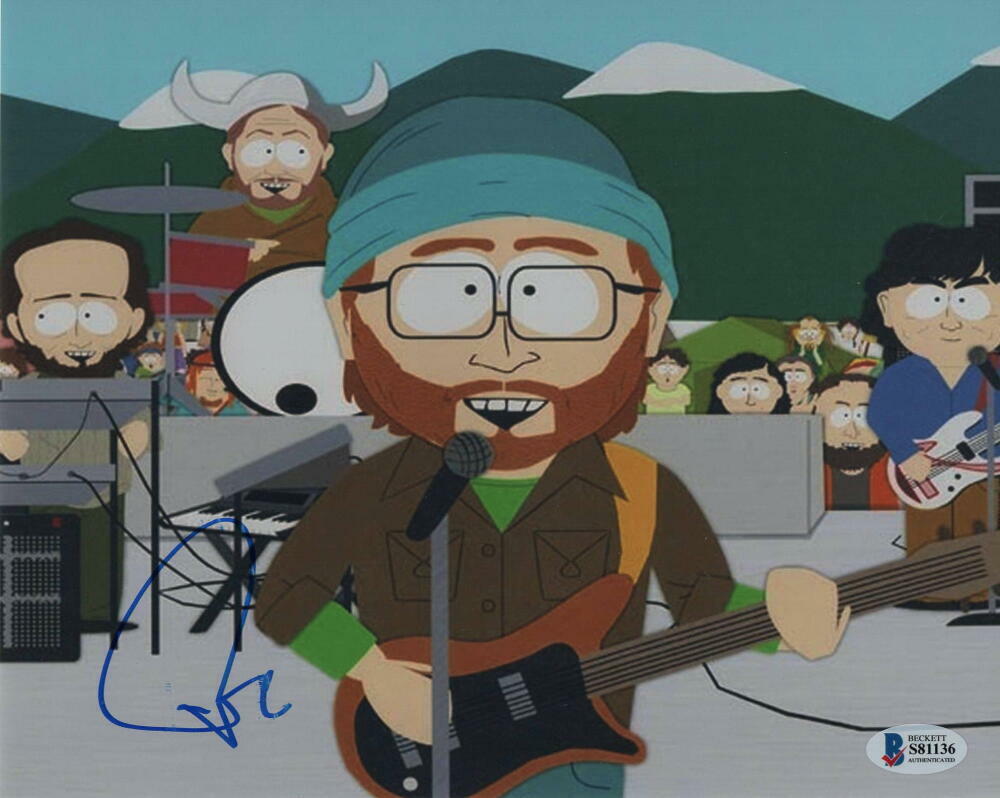 TREY ANASTASIO SIGNED AUTOGRAPH 8x10 Photo Poster painting - PHISH ICON ON SOUTH PARK BECKETT