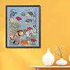 Tropical Fish-14CT Stamped Cross Stitch 36*44cm/14.17*17.32in tapestrymarket