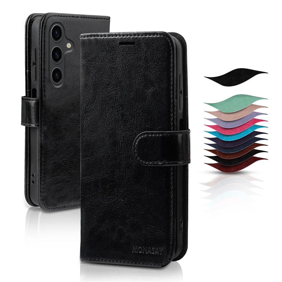 MONASAY Galaxy A55 5G Wallet Case