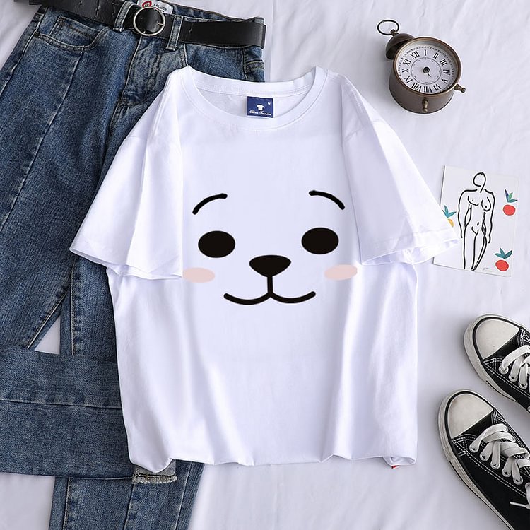 BT21 Cute Face Candy Color T-shirt
