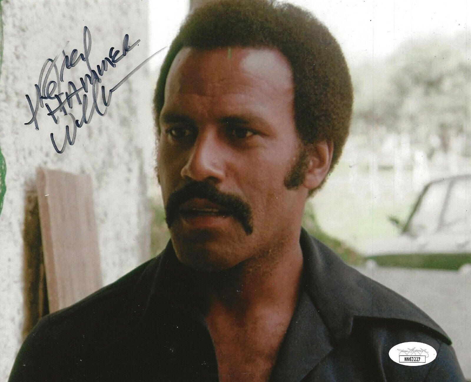 Fred Williamson The Hammer signed Mr. Mean 8x10 Photo Poster painting autographed JSA