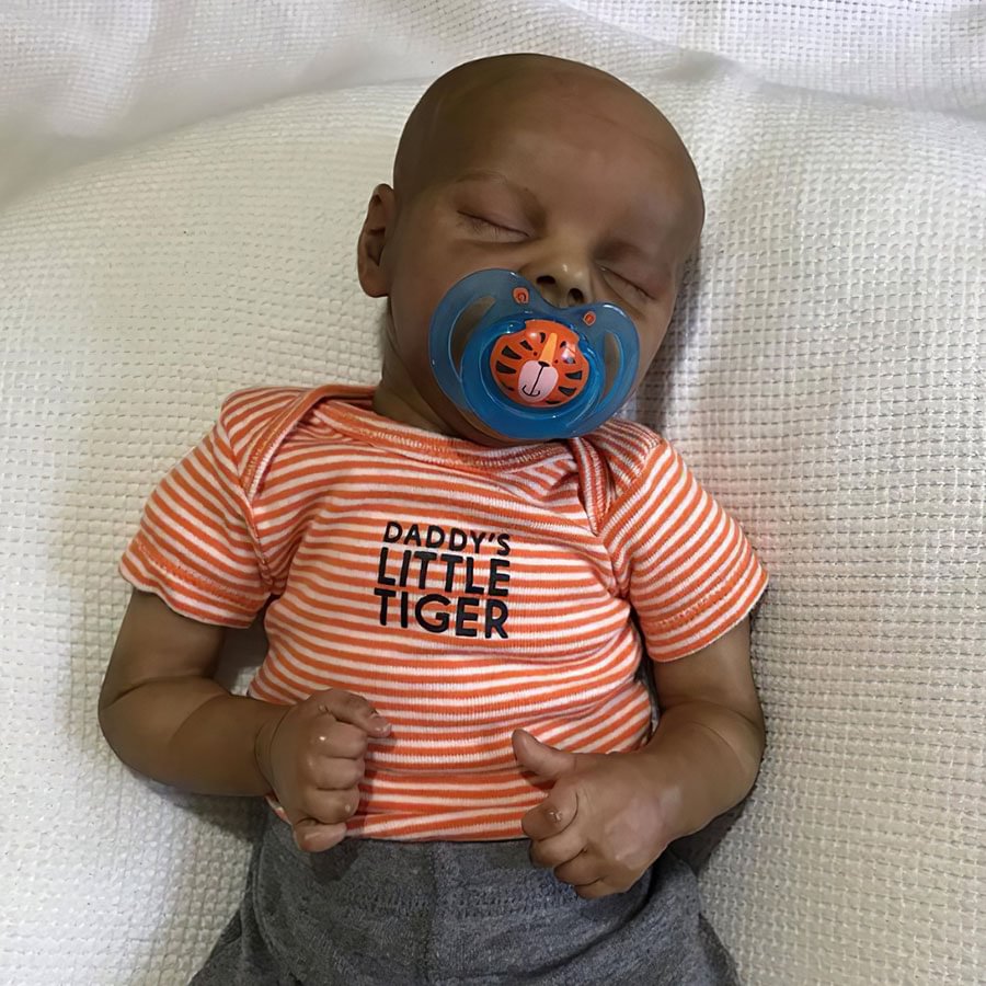 12 Inches Elliot Truly Reborn Baby Afrcian American Boy, Play with Children