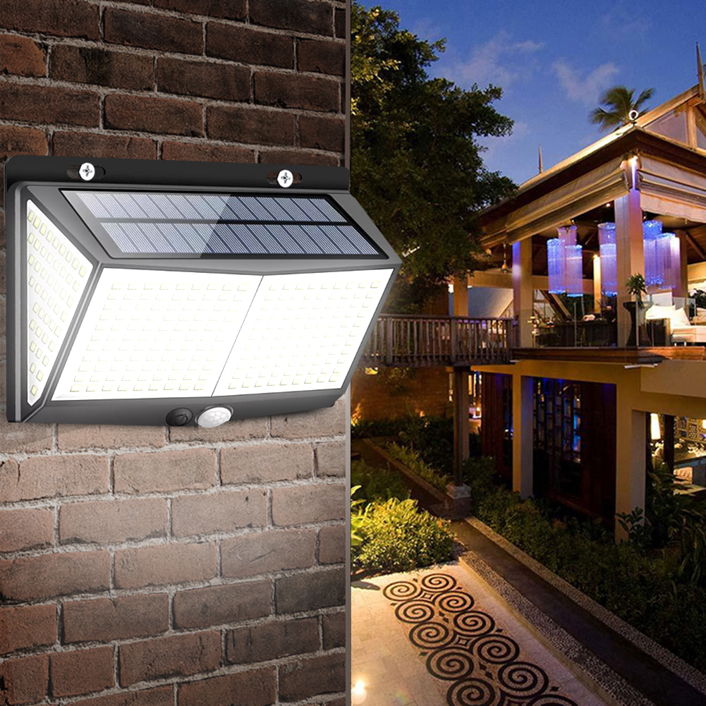 

288 LED PIR Motion Sensor Wall MountedSolar-Outdoor Solar Light, 501 Original