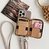 Retro Crossbody Zippered Coin and Card Holder for iPhone Case