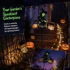Halloween Witch Cauldron Garden Light for Lawn Porch Patio Walkway Entryway