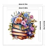 Flowers And Books-11CT Stamped Cross Stitch 40*40cm/15.75*15.75in