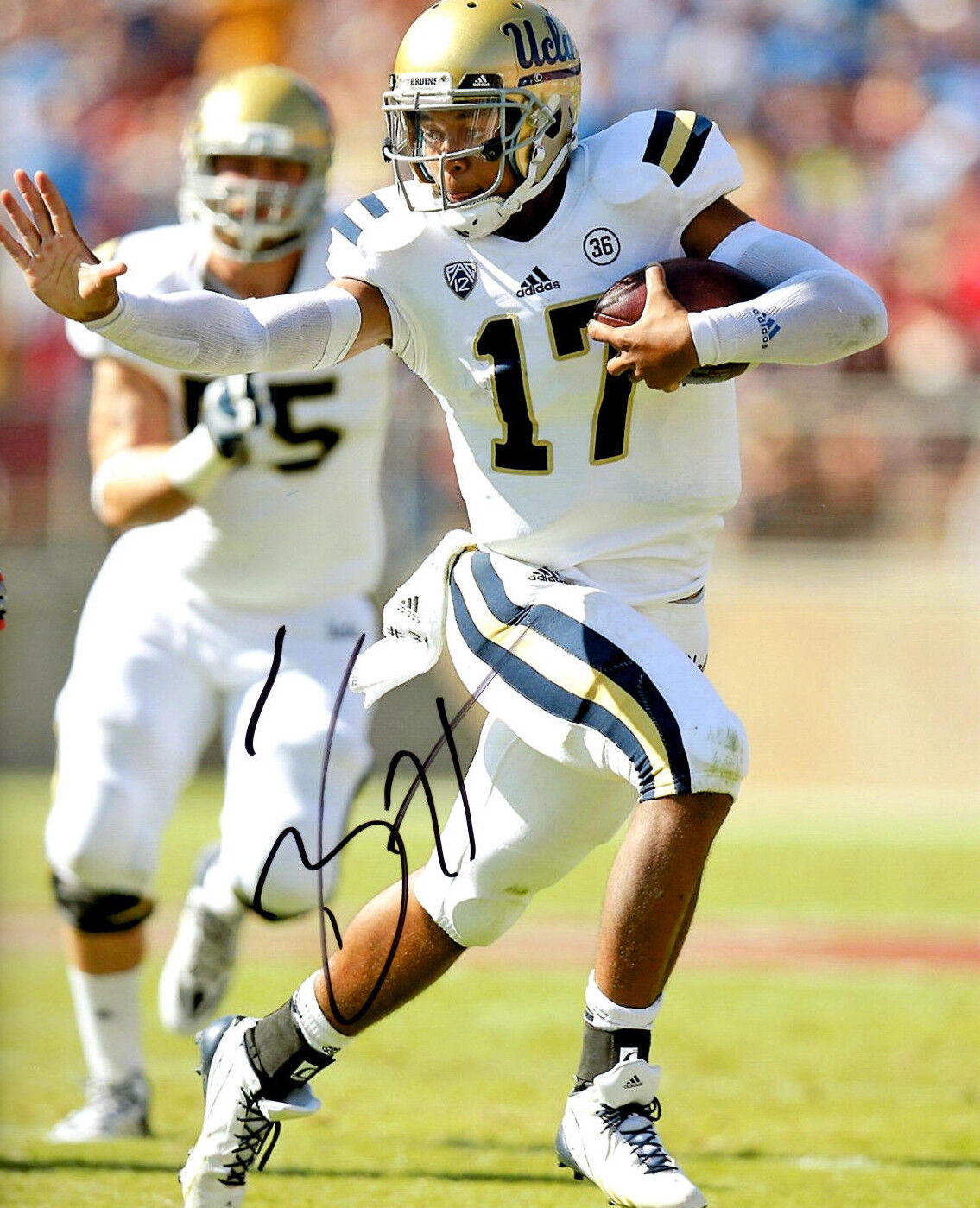 Brett Hundley UCLA hand signed autographed 8x10 football Photo Poster painting coa 2015 Packers