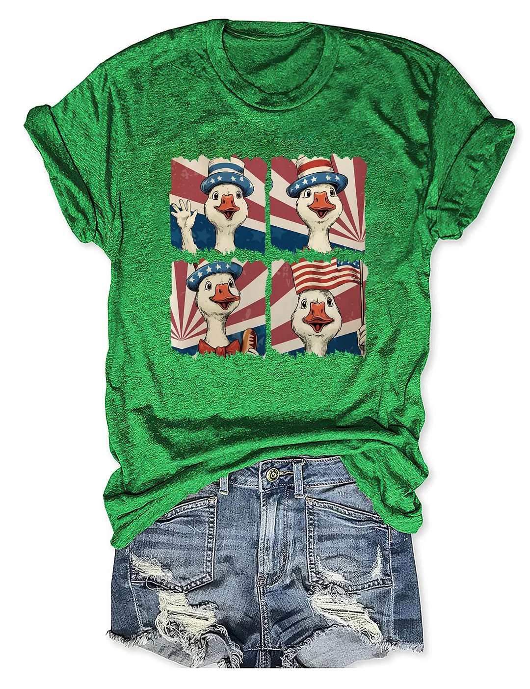 Red White And Goose T-shirt