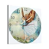 Diamond Painting-DIY Crystal Rhinestone Angel Clock (35*35 CM)