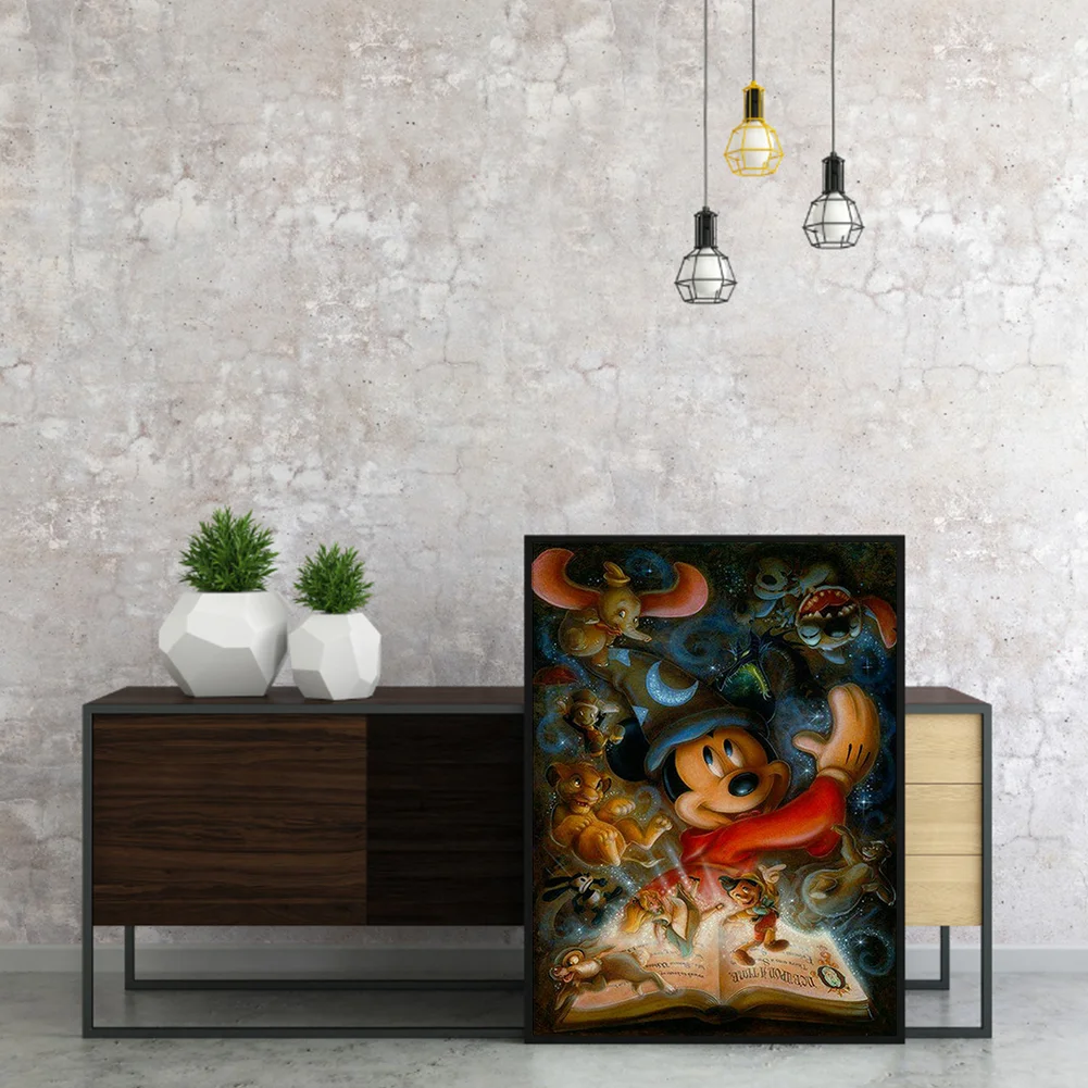 Cartoon Mouse Book - Paint By Number(40*50cm)