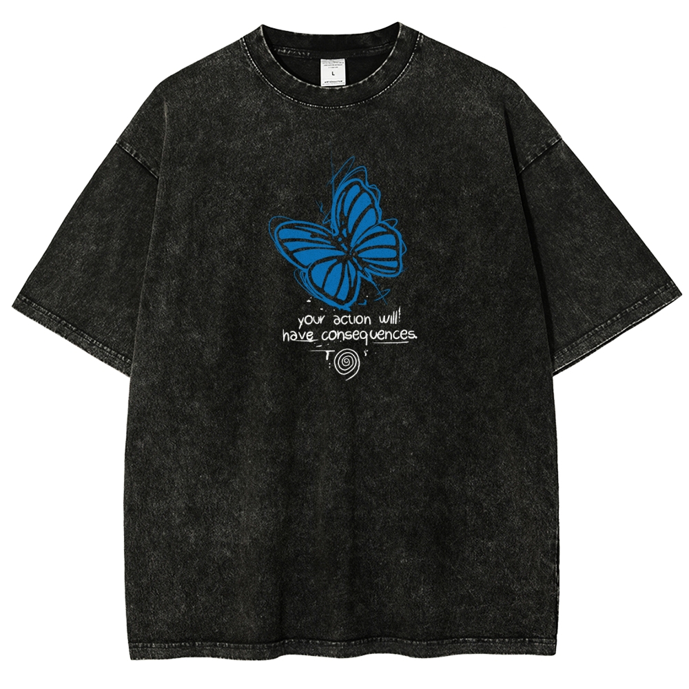 Life Is Strange Unisex Fit Washed T-Shirt 2602009459