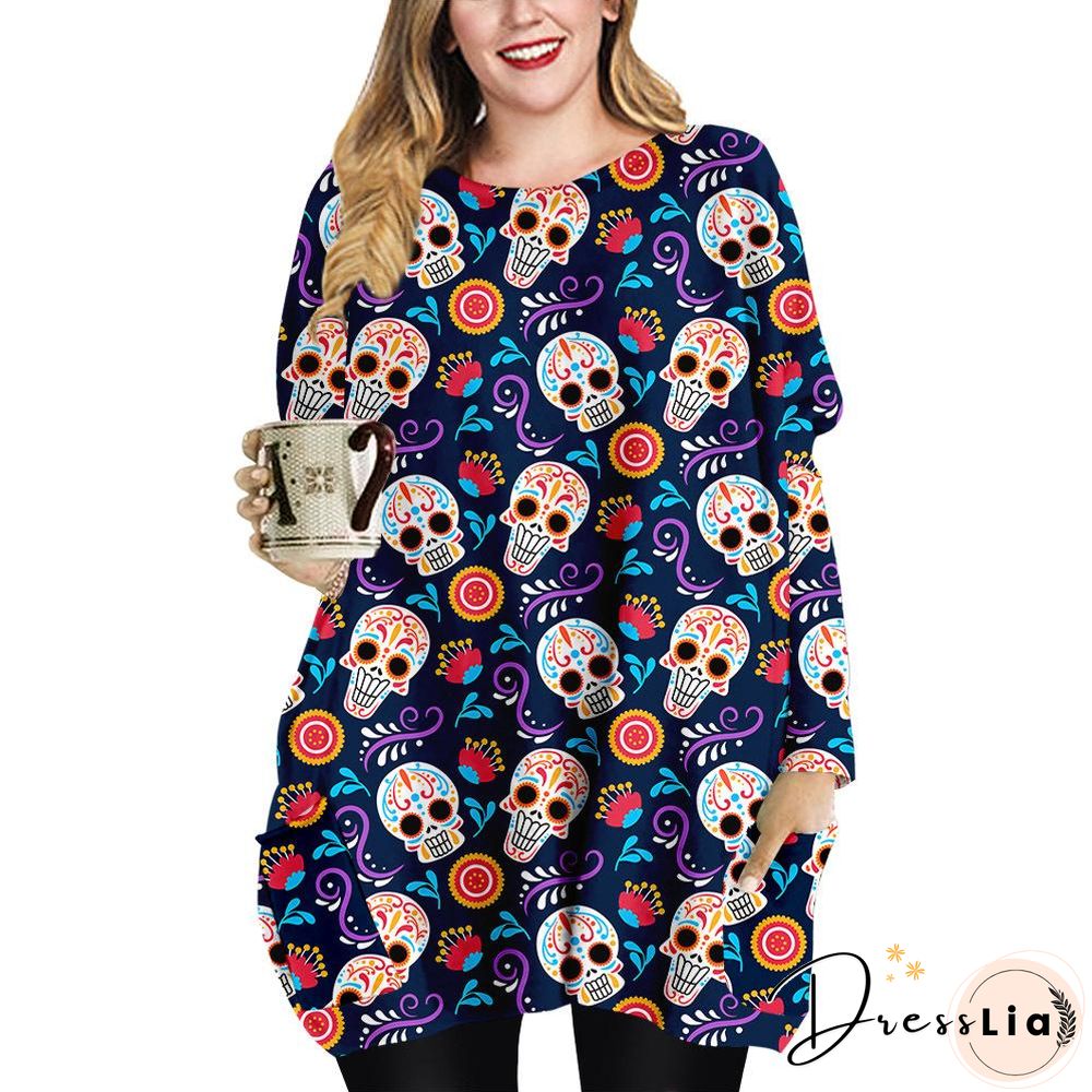 Halloween Series Printed Dress