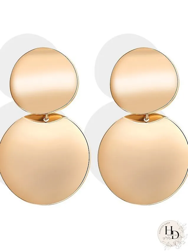 1 Pair Drop Earrings Hoop Earrings For Women's Party Evening Street Gift Alloy Geometrical Birthday