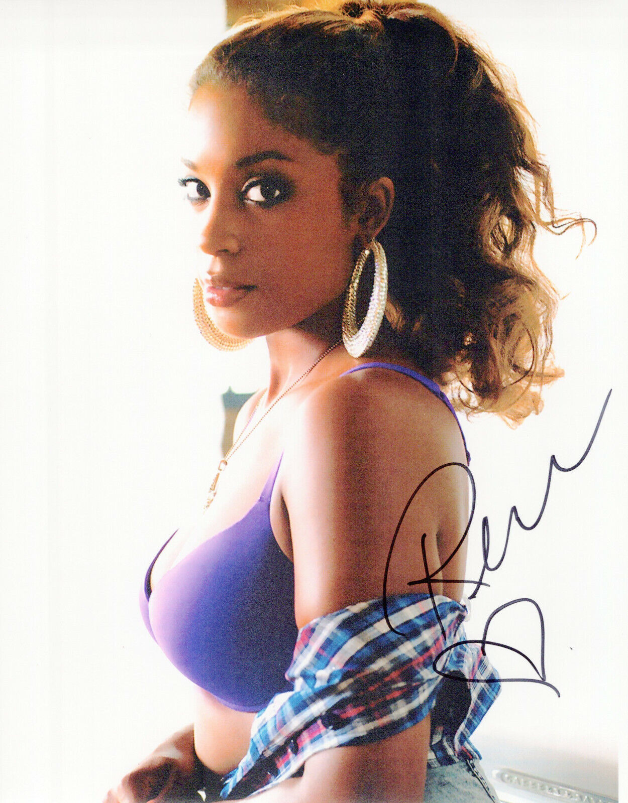 Reagan Gomez Preston glamour shot autographed Photo Poster painting signed 8x10 #5