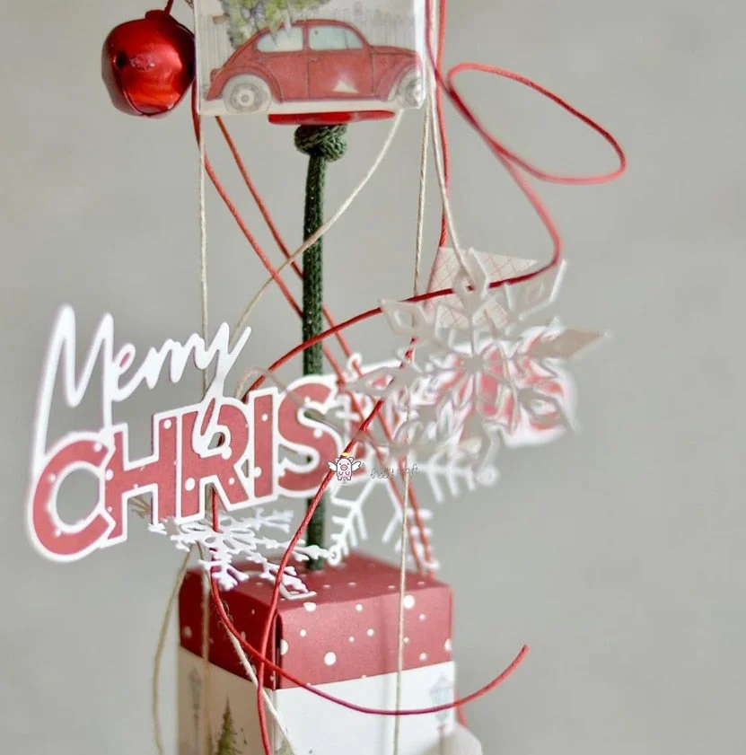 Piggy Craft metal cutting dies cut die mold Merry Christmas letters Scrapbook paper craft knife mould blade punch stencils dies