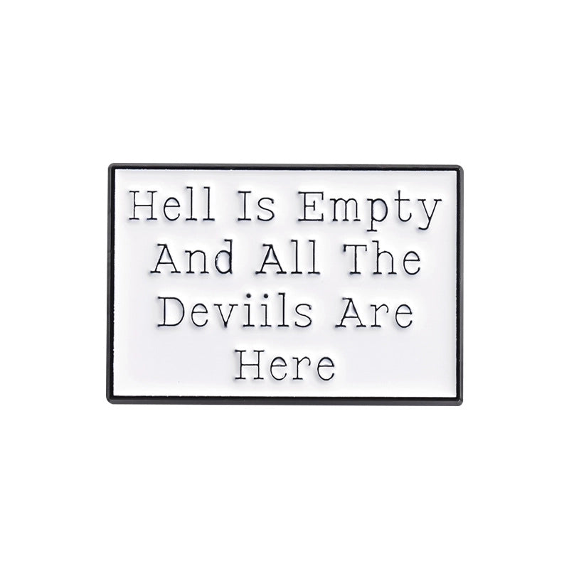 Cartoon Style Cowboy Style Letter Alloy Stamping Stoving Varnish Women’s Brooches