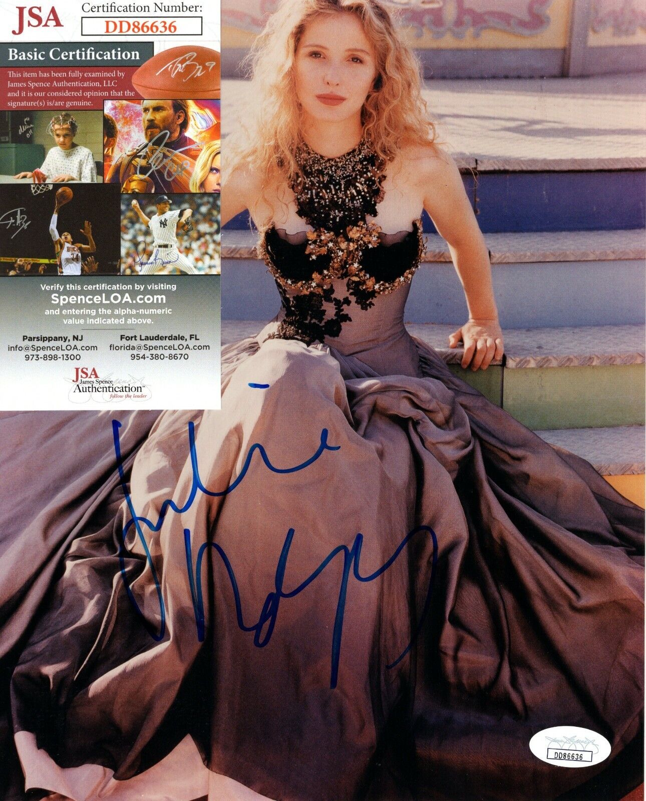 Julie Delpy Actress Movie Star Hand Signed Autograph 8x10 Photo Poster painting with JSA COA