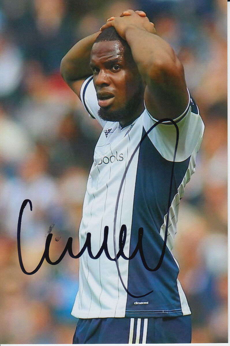 WEST BROM HAND SIGNED VICTOR ANICHEBE 6X4 Photo Poster painting 1.