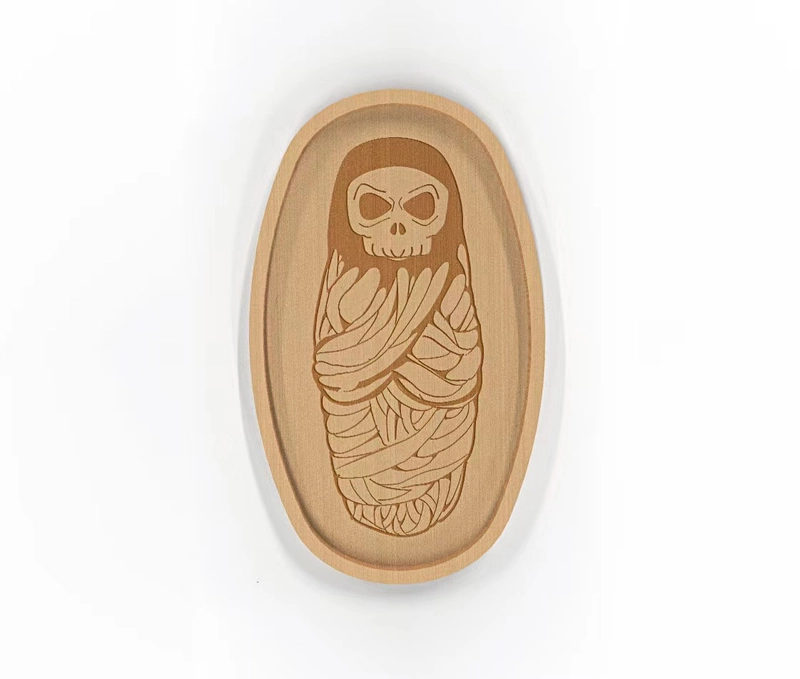 Halloween Pumpkin Skull Wood Party Ornaments