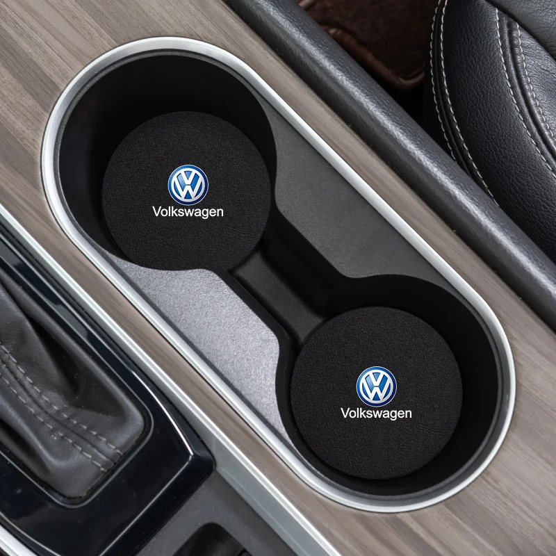 Car interior supplies water coaster (with car logo)