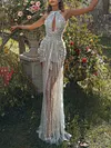 Sequined Bandage Evening Mini Dress
