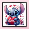 Love Stitch - 11CT Stamped Cross Stitch - 40*40cm - Disney