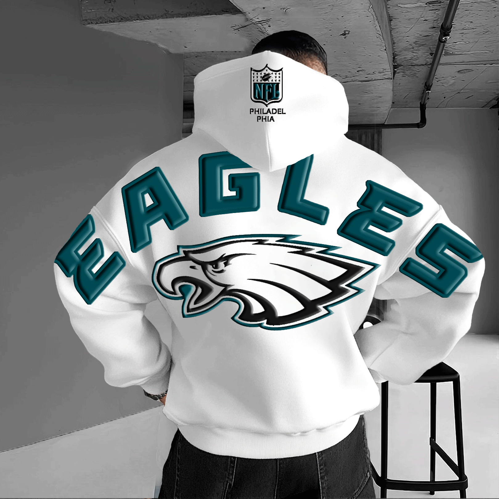 Unisex American Football Casual Hoodie / TECHWEAR CLUB / Techwear