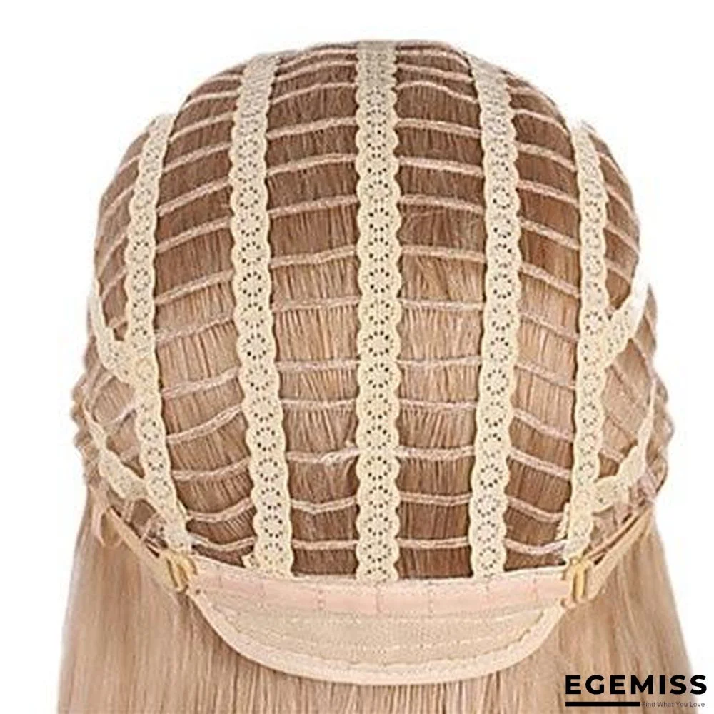 Chemical Fiber Wig Women's Long Curly Hair Mechanism Rose Net Chemical Fiber Headgear | EGEMISS