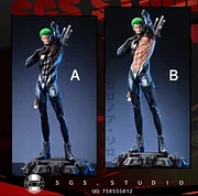 たむーTemple Studio ゾロ　A2バージョン　VIP顔つき PRE-ORDER SGS Studio One Piece Gel Coat Dressed Zoro Statue