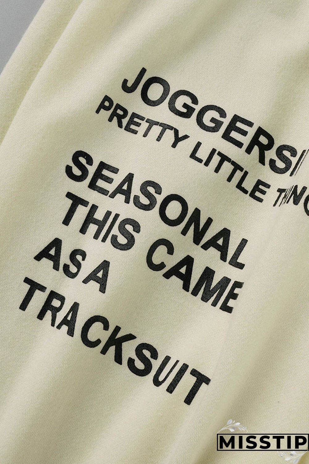 Blue Casual Letter Print Patchwork Hooded Collar Long Sleeve Two Pieces