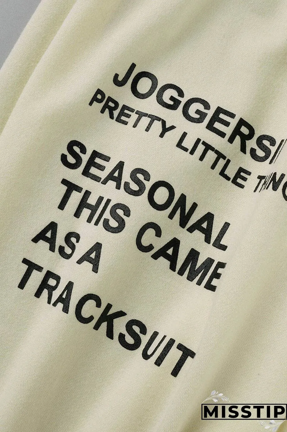 Blue Casual Letter Print Patchwork Hooded Collar Long Sleeve Two Pieces