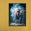 Diamond Painting -DIY Full Square Drill Elephant（35*45 CM)