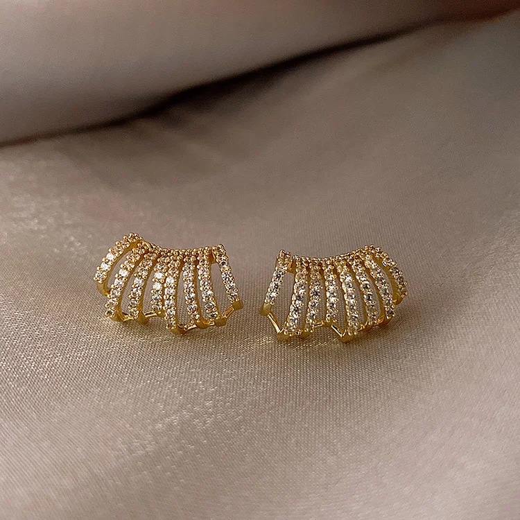 Trendy Zircon Earrings