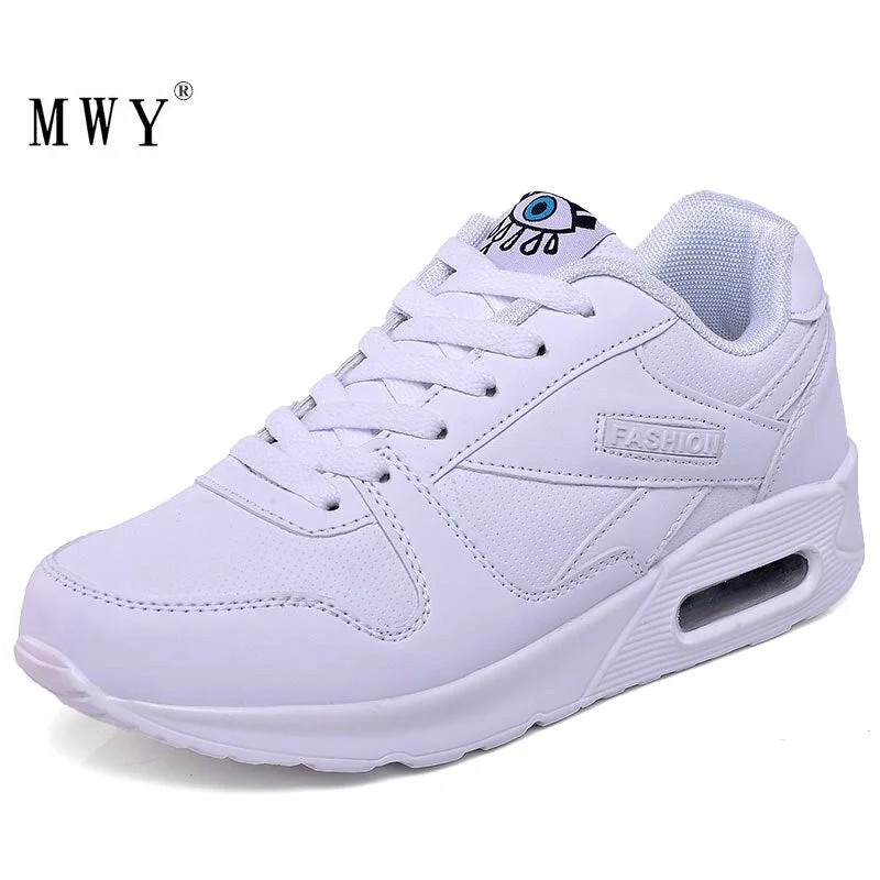 MWY Shoes Woman Sneakers  Solid Colors Leisure Female Zapatillas De Mujer Breathable Women Casual Shoes Ladies Platform Shoes